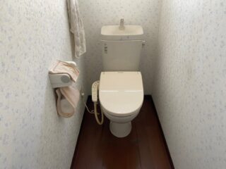 別角度からの既存トイレの様子です