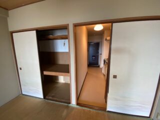 和室の名残りがあり、統一感のある内装とは言えませんでした